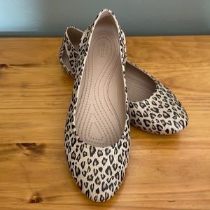 Womens Crocs ballet flats